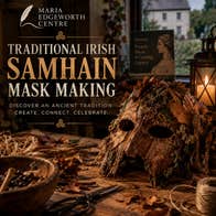 Discover the ancient traditions of an Irish Samhain and make your own Halloween mask in this hands-on workshop.