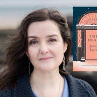 Author Nuala O'Connor and a copy of James Joyce's The Dead, for which she has written an introduction