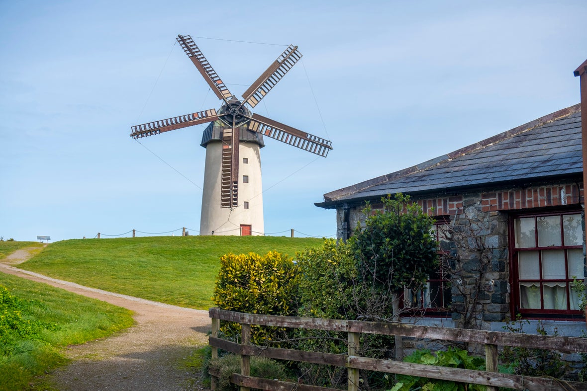 Skerries Mills in the sun.