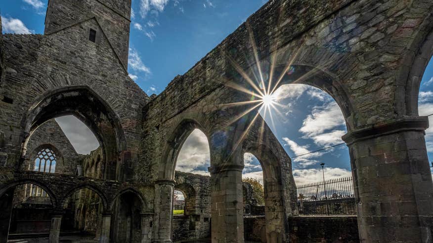 Sligo Abbey in County Sligo