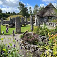 The stone circle in the Lughnasa Autumn garden