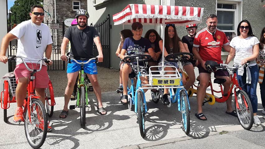 Range of bikes for hire