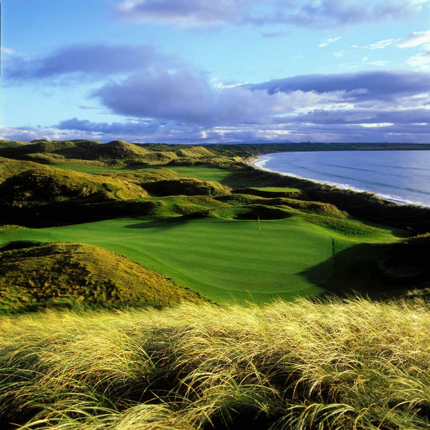 Aerial view of Ballybunion Golf Club in County Kerry