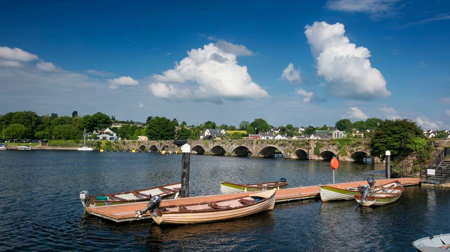 Boats docked in Killaloe, Co Clare