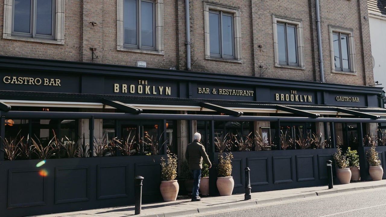 Exterior of a restaurant on a city street