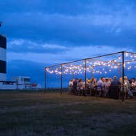 Dining al fresco at Hook Head Lighthouse, Co. Wexford