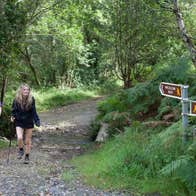 Image of a couple walking the Wicklow Way in County Wicklow