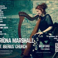 Poster of Tríona Marshall's concert event in St. Iberius' Church Wexford