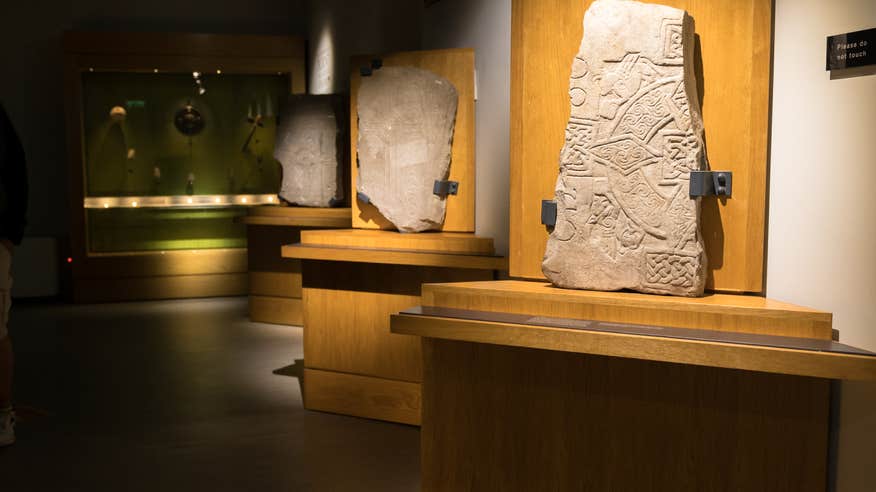 Exhibition inside Athlone Castle.