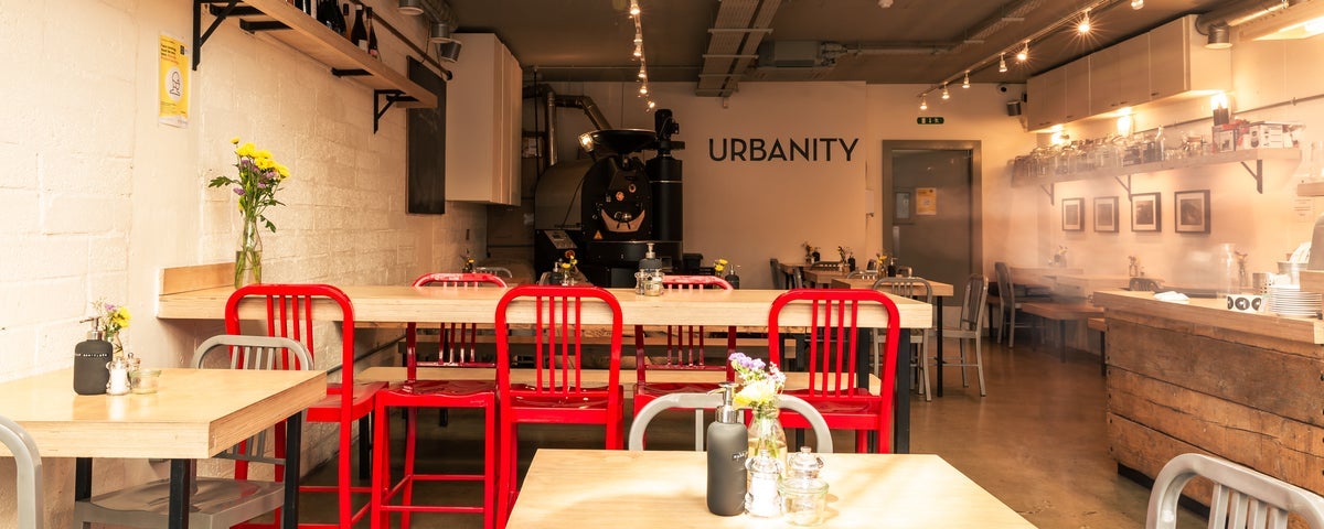 The interior of Urbanity Cafe