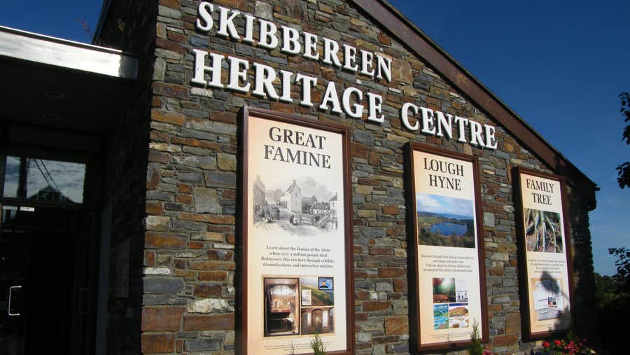 Front entrance and exterior of the Skibbereen Heritage Centre