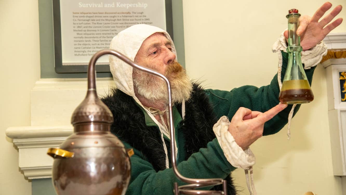 Image of a Laoch Living History re-enactor © Brian Cregan