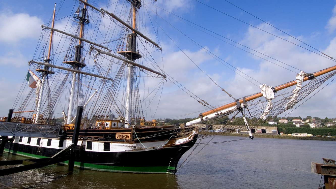 Image of the Dunbrody Famine Ship in New Ross in County Wexford