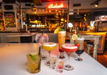 A selection of cocktails from the menu at Gilbert and Wright Malahide