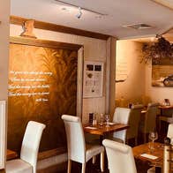 The dining room at Eala Bhán Restaurant