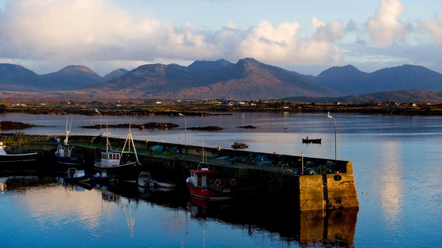 Roundstone Harbour in Co Galway