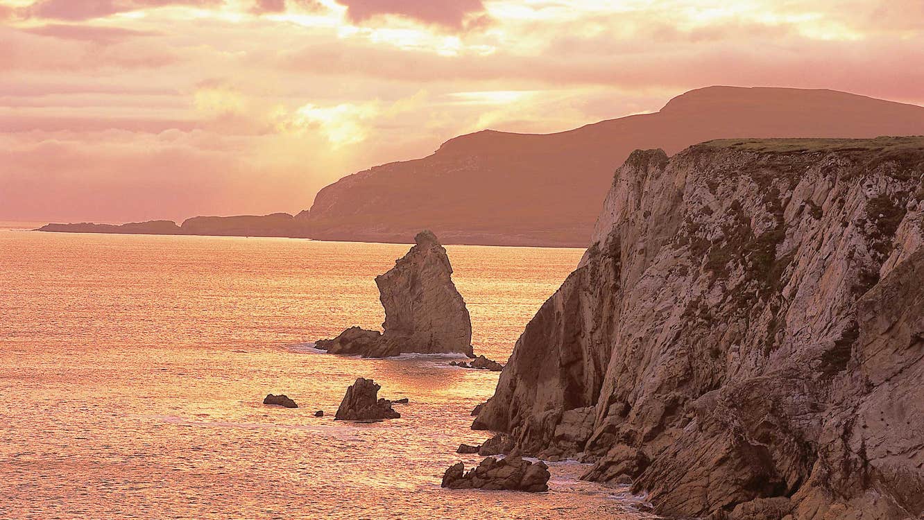 Sea Cliffs in Achill Island, County Mayo