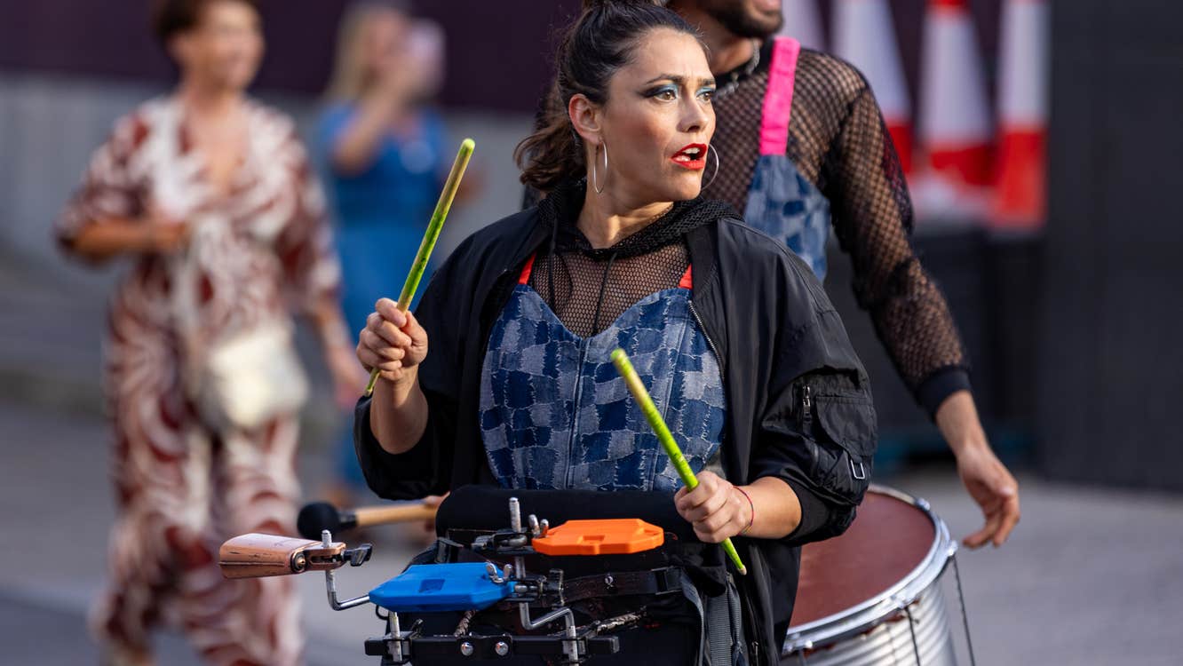 Spraoi Festival is presented in Waterford City, Ireland, on the first Weekend of August each year. It is a free event that attracts street performers, musicians, and audiences from around the world.