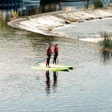 People SUPing in Co Kilkenny