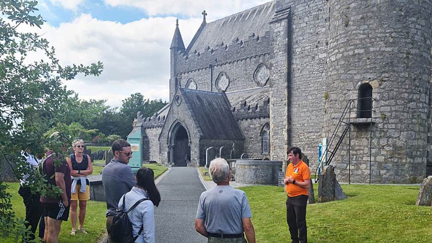 Ormonde Language Tours of Kilkenny group with guide
