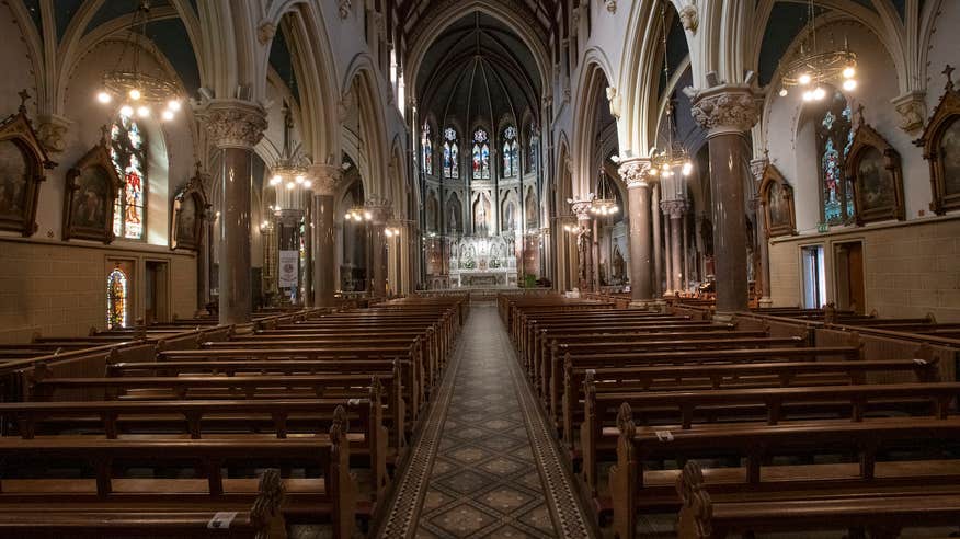 Interior view of St Peter's Church in Drogheda, Co Louth