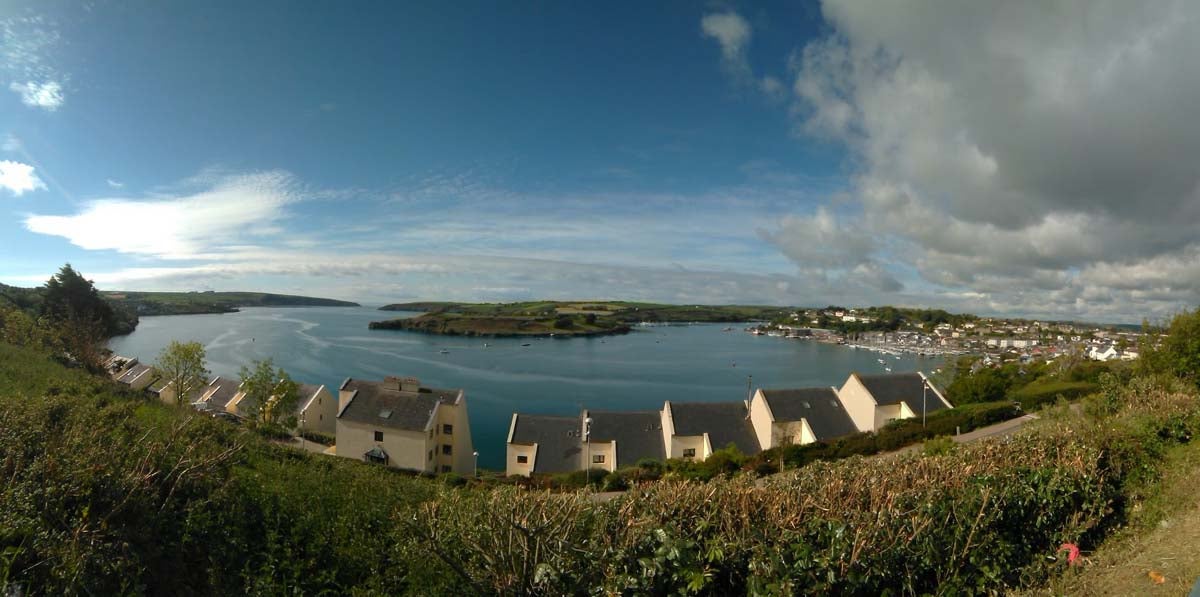 Houses overlooking the water