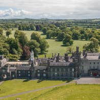 An aerial view of Tullynally Castle & Gardens