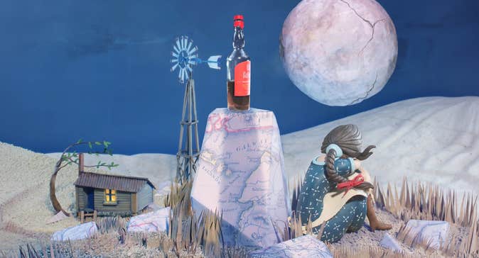 A Moon for the Misbegotten. Artwork Martin Beckett