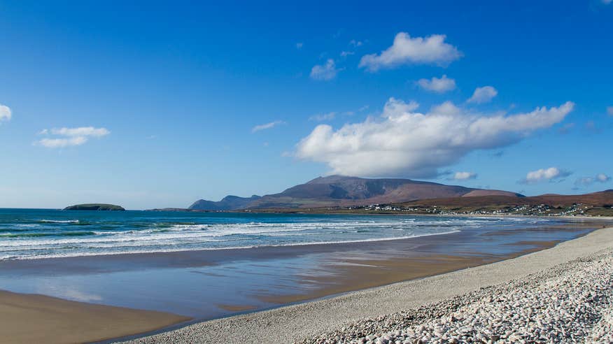 Keel Beach on Achill Island in County Mayo