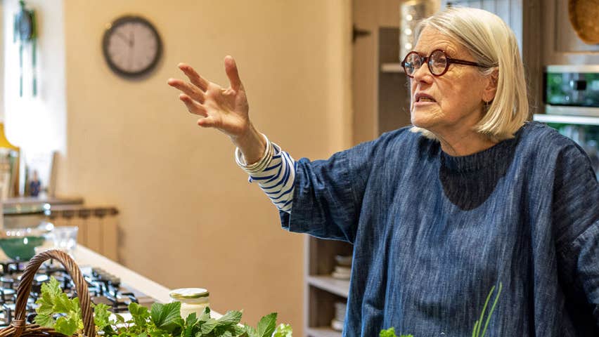 Chef Darina Allen in Ballymaloe Cookery School