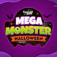 Emerald Park Mega Monster Halloween Logo