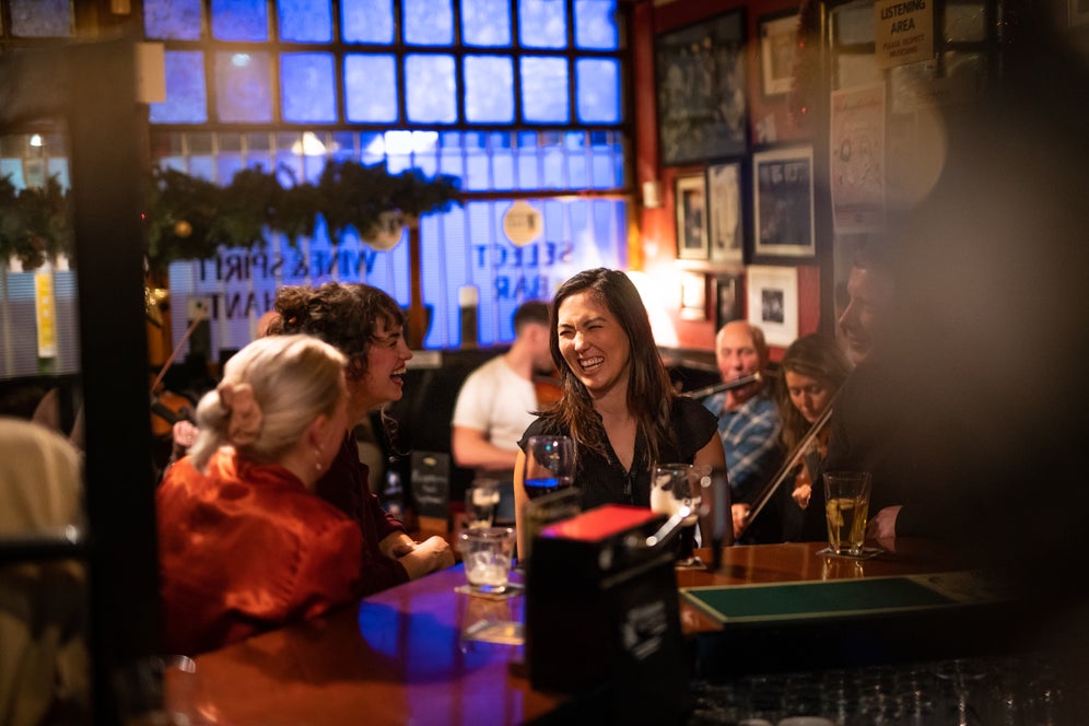 Winter in Dublin cozy pub scene