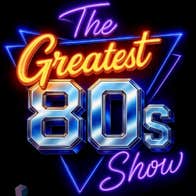 This image shows the graphic design for the greatest 80's show that will be at the DLR Mill Theatre