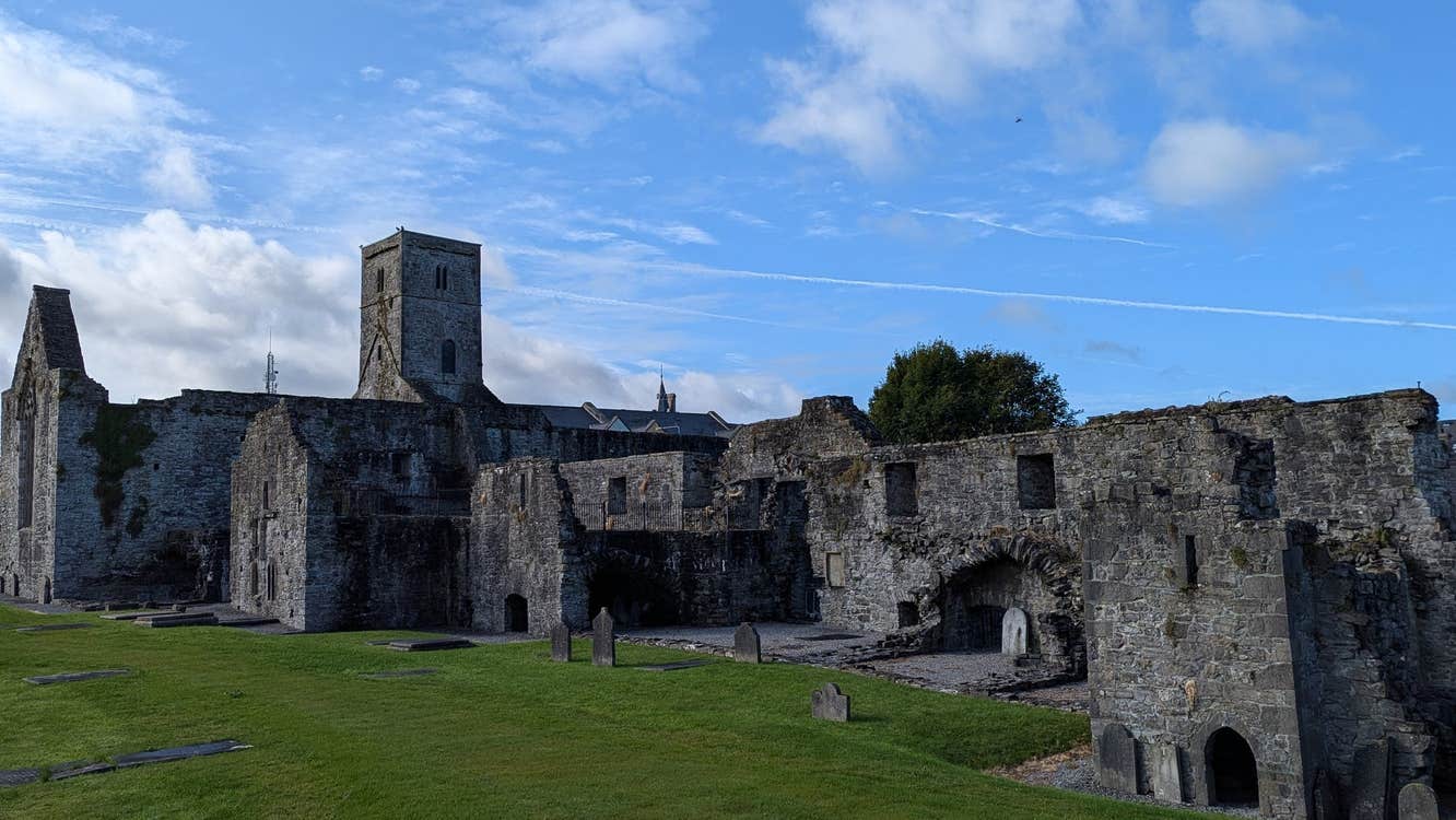 Exterior view of Sligo Abbey