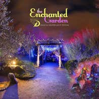 Enchanted garden winter light festival