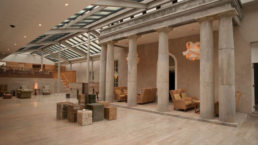 The stunning stone interior of Farnham Estate Golf Resort, County Cavan