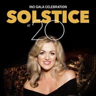 Promotional image for Irish National Opera’s gala concert celebrating Solstice Arts Centre’s 20th anniversary, featuring acclaimed soloists, emerging voices and a live orchestra.