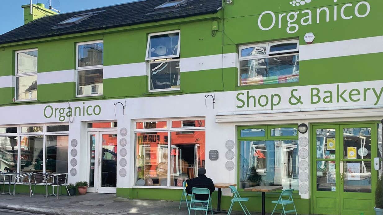 An exterior view of Organico Café, Shop and Bakery