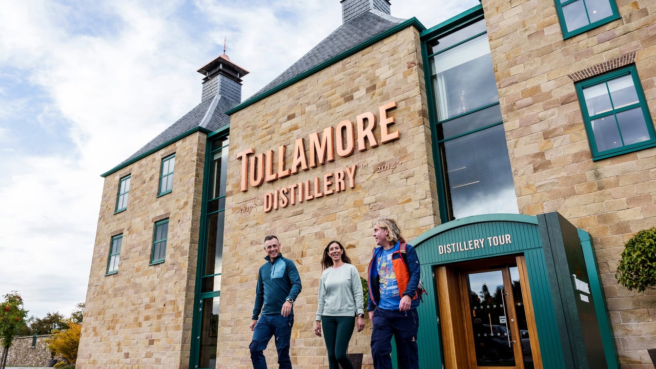 Exterior view of Tullamore Distillery