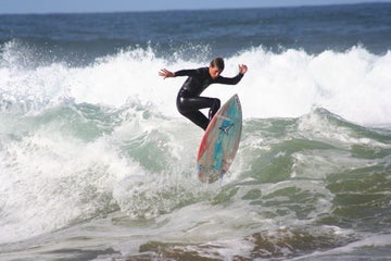 Surfer in Louisburgh in County Mayo