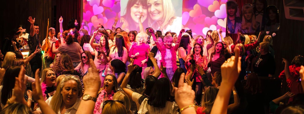 Revellers at 2025 Mammy Mia event