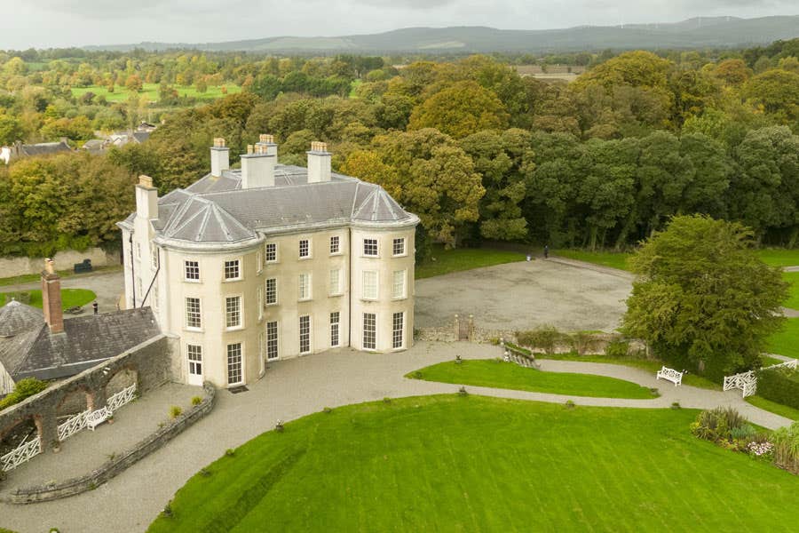 Aerial view of Doneraile House