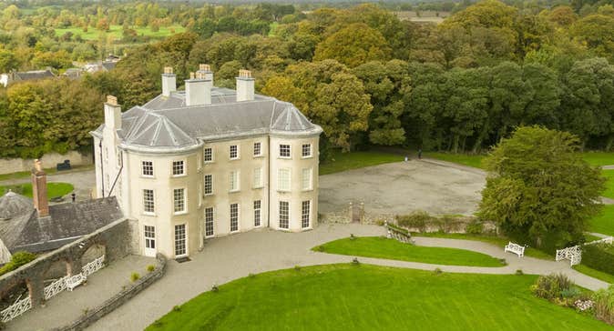Aerial view of Doneraile House