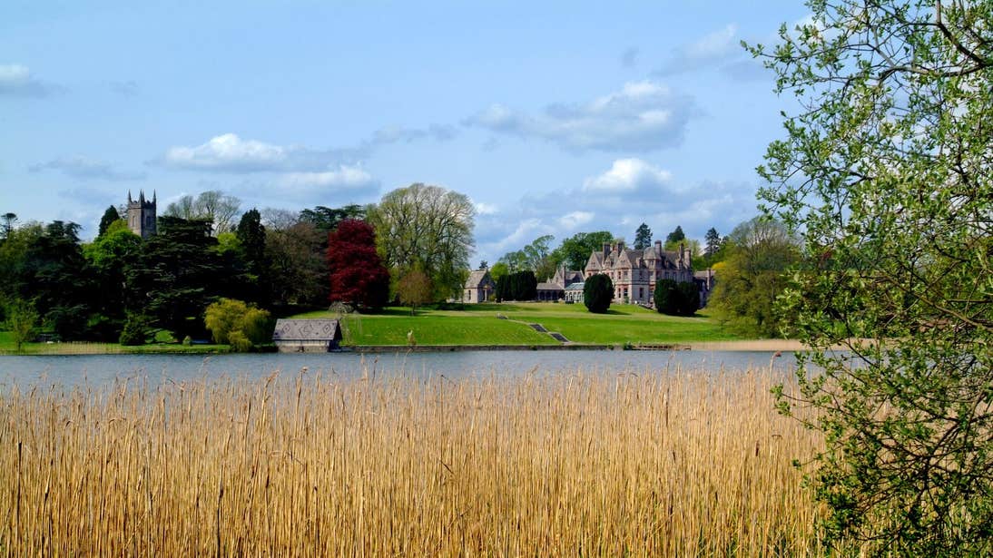 A lake in front of Castle Leslie Estate, County Monaghan