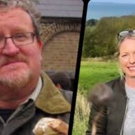 Nicole Dunne and Bill O'Dea mushroom foraging