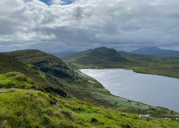 Lake views of the Wicklow Mountains National Park