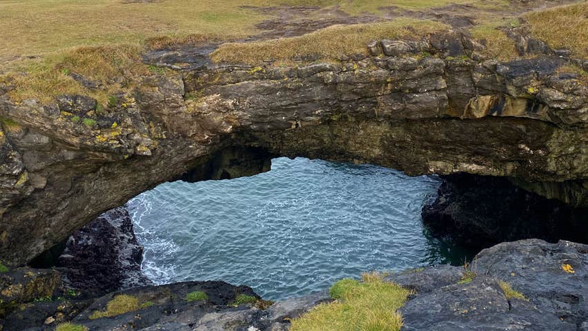 Blowhole at The Fairy Bridges Bundoran County Donegal