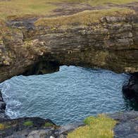 Blowhole at The Fairy Bridges Bundoran County Donegal
