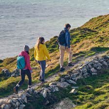Hikers on the Sheep's Head Trail in Co Cork