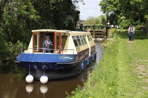 Picture of barge in canal